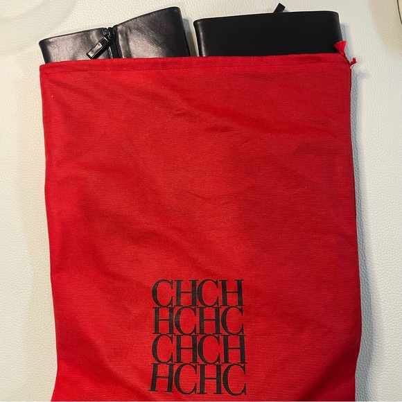 NEW Carolina Herrera knee high heeled boots with original dust bag - Picture 8 of 9